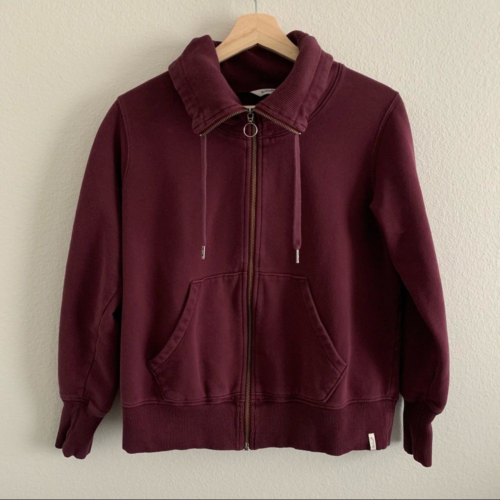 Woolrich burgundy full zip jacket